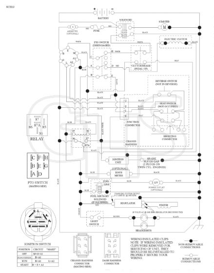 Husqvarna Yth 224T - Schematic