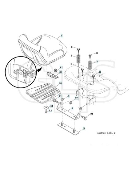 Husqvarna Yth 224T - Seat