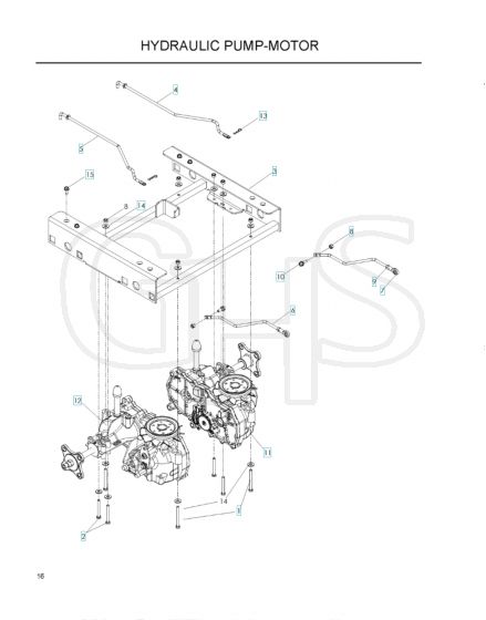 Husqvarna Z16 - Hydraulic Pump