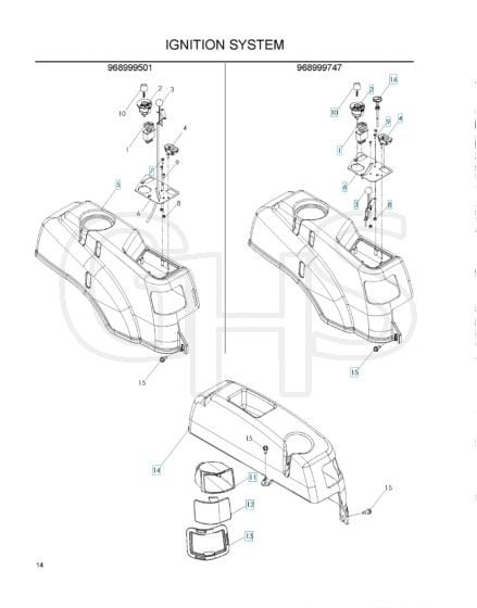 Husqvarna Z16 - Ignition System