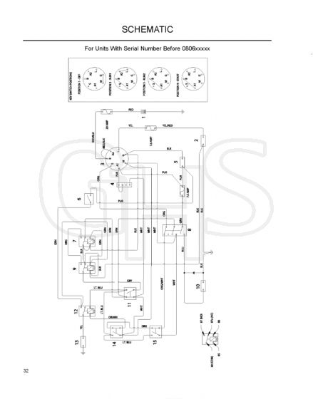 Husqvarna Z16 - Schematic