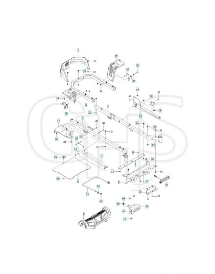 Husqvarna Z246 - Frame