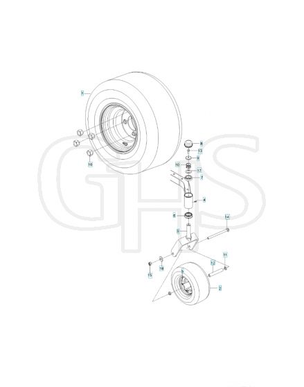 Husqvarna Z246 - Wheels & Tyres