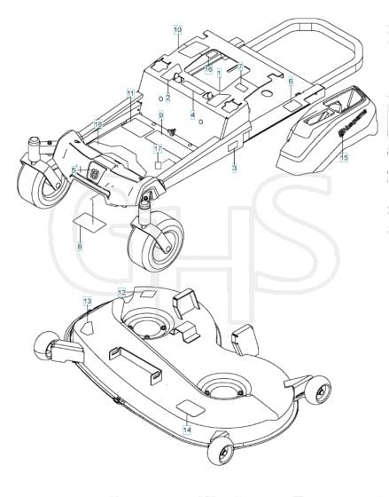 Husqvarna Z246I - Decals