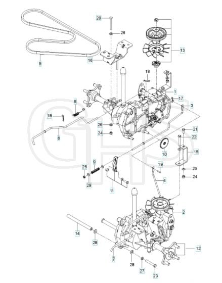 Husqvarna Z246I - Hydraulic Pump