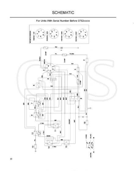 Husqvarna Z4219 - Schematic