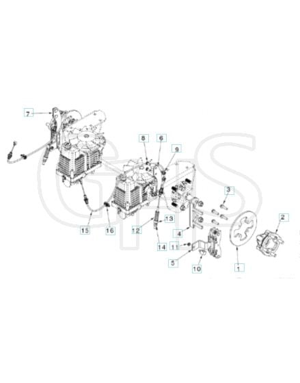 Husqvarna Z448 - Brake