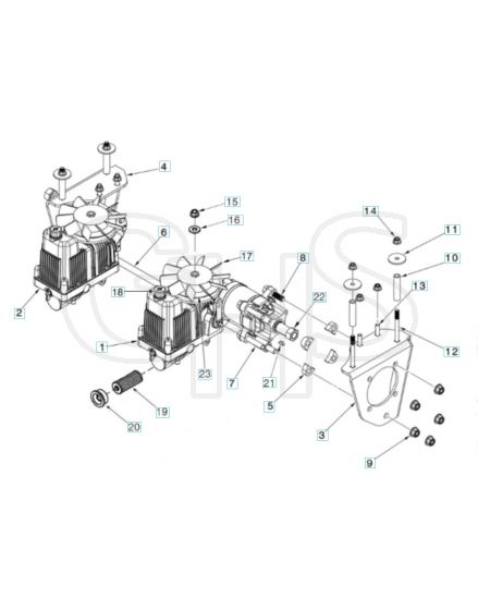 Husqvarna Z448 - Transmission