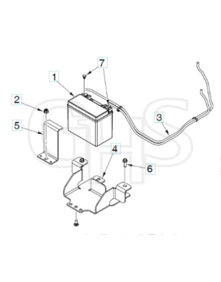 Husqvarna Z454 - Battery