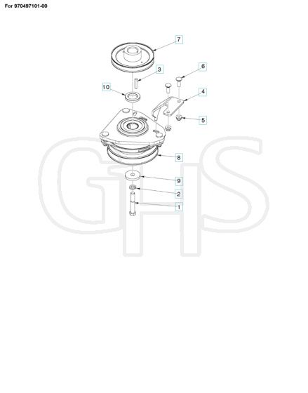 Husqvarna Z454 X - Clutch