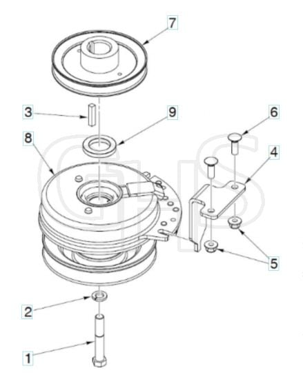 Husqvarna Z460 - Clutch