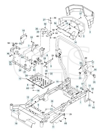 Husqvarna Z548 - Frame