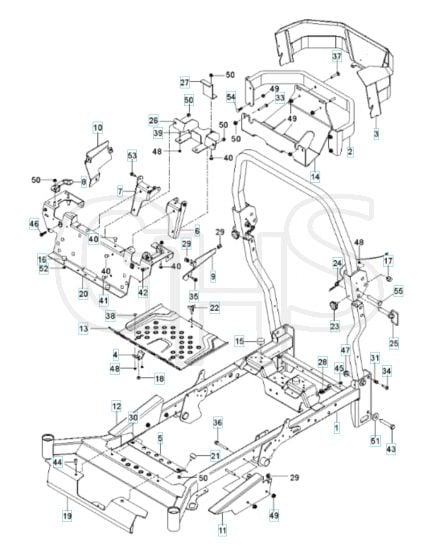 Husqvarna Z548 L - Frame