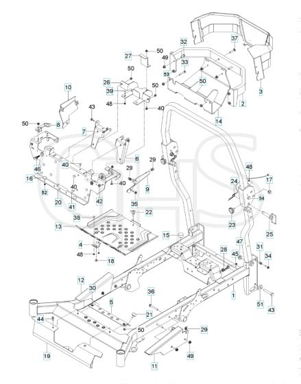 Husqvarna Z554 X - Frame