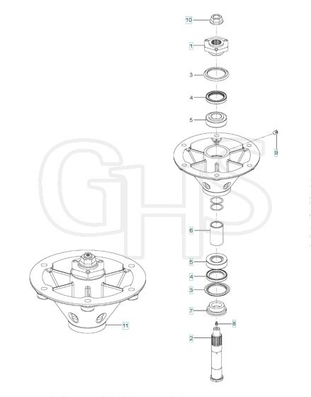 Husqvarna Z554L - Spindle