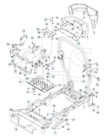 Husqvarna Z572X - Frame