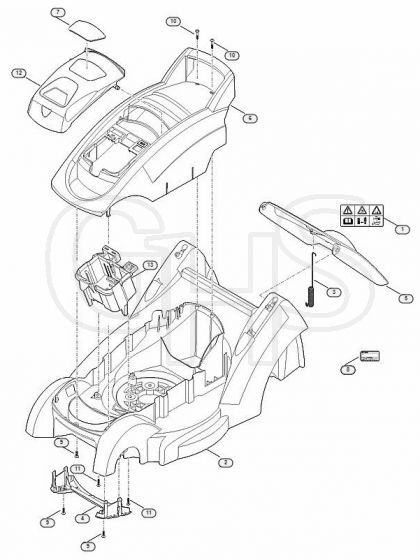 Genuine Stihl RMA339 / B - Housing