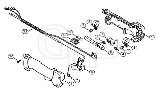 Genuine Stihl HT70 K / P - Handle