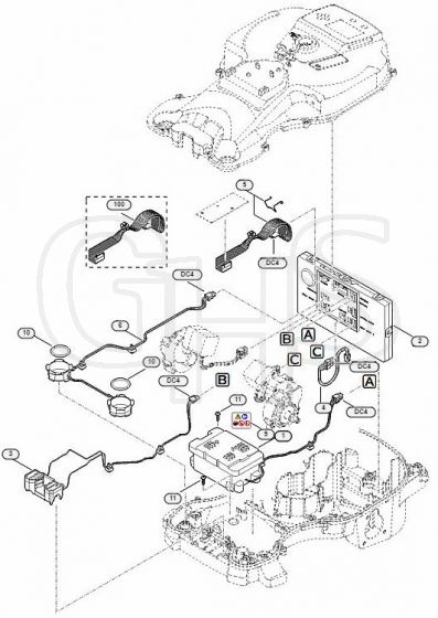 Genuine Stihl RMI422.2 / E - Electric equipment