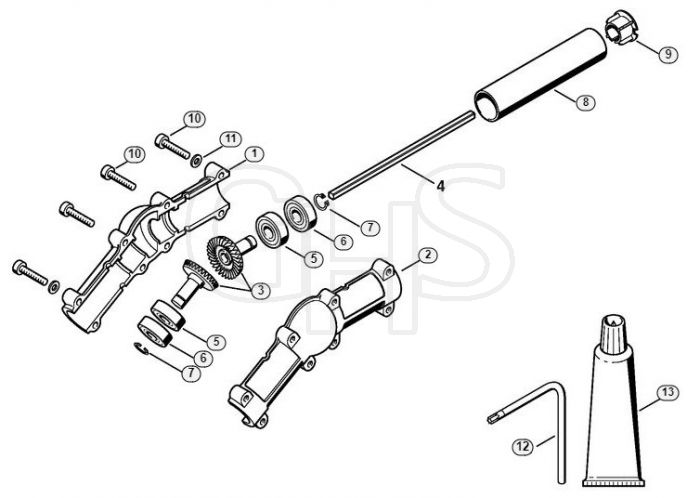 Genuine Stihl HT70 / AG - Angle drive (38.2016)