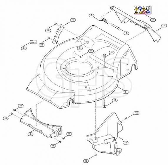 Genuine Stihl RMA253 / B - Housing