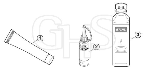 Genuine Stihl TS460 / X - Miscellaneous lubricants and greases