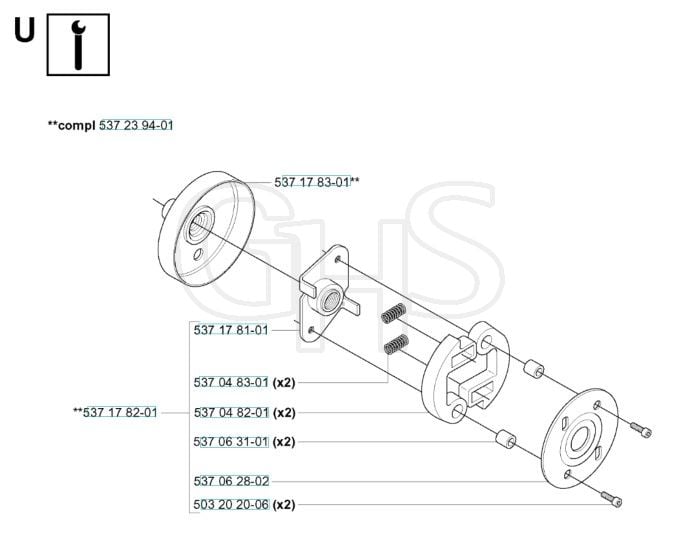 Husqvarna 240F - Clutch 2