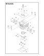 Husqvarna 233R - Cylinder Piston