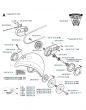 Husqvarna 3120K - Cutting Arm & Blade Guards