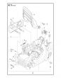 Husqvarna 461 - Crankcase