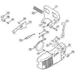 Genuine Stihl 010 AV / H - Chain brake