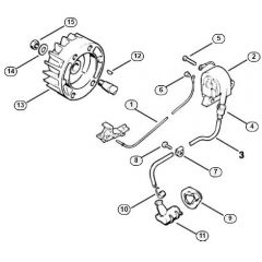 Genuine Stihl 010 AV / M - Ignition system