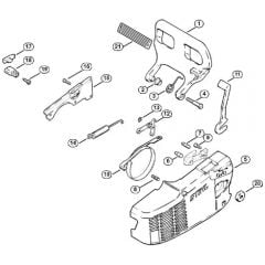 Genuine Stihl 011 AVE / H - Chain brake