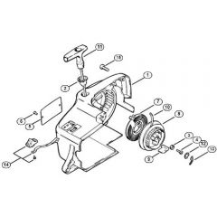 Genuine Stihl 011 AVE / O - Rewind starter