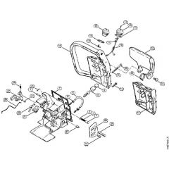 Genuine Stihl 015 AV / B - Handle housing