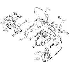 Genuine Stihl 015 AV / D - Chain brake