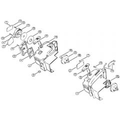 Genuine Stihl 015 AV / E - Handle housing