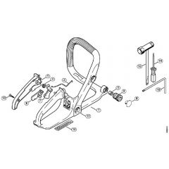 Genuine Stihl 018 C / K - Handle frame, Tools