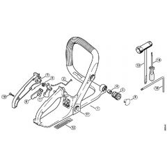 Genuine Stihl 018 / K - Handle frame, Tools