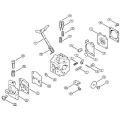 Genuine Stihl 020 1114 / H - Carburetor WT-15