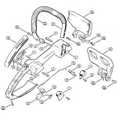 Genuine Stihl 020 1114 / N - Professional Handle