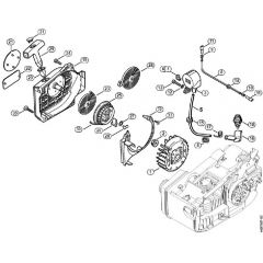 Genuine Stihl 020 1129 / F - Rewind starter