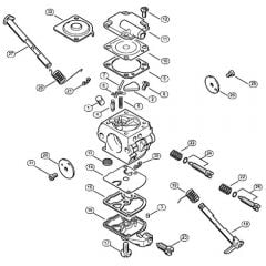 Genuine Stihl 020 1129 / L - Carburetor C1Q-S32