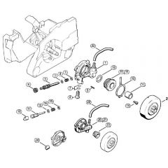 Genuine Stihl 024 / C - Oil pump