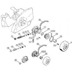 Genuine Stihl 024 WB / C - Oil pump