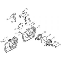 Genuine Stihl 024 WB / F - Rewind starter