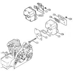 Genuine Stihl 025 / J - Muffler