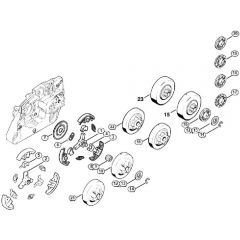 Genuine Stihl 026 C / D - Clutch, Chain sprocket