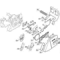 Genuine Stihl 026 C / E - Chain brake