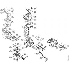 Genuine Stihl 026 / N - Carburetor WT-427, WT-590, WT-195, WT-155